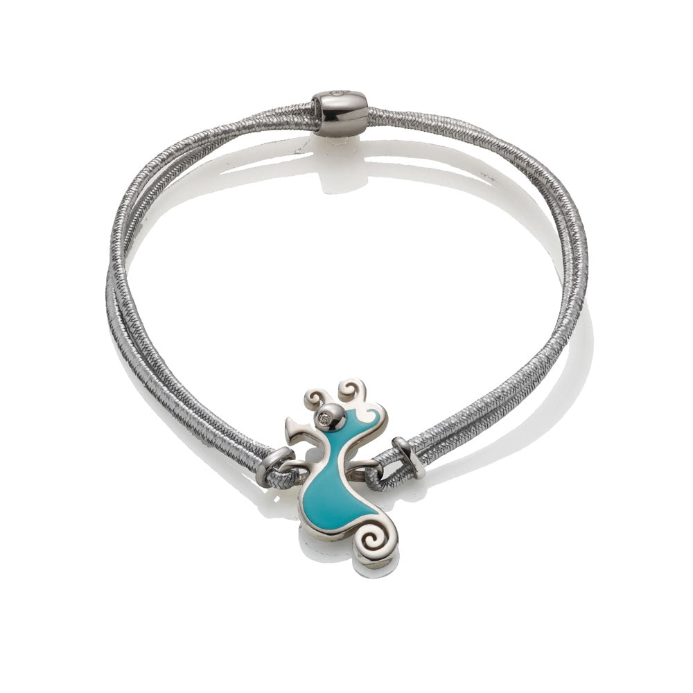 Artistic Turquoise Blue Enamel Bracelet