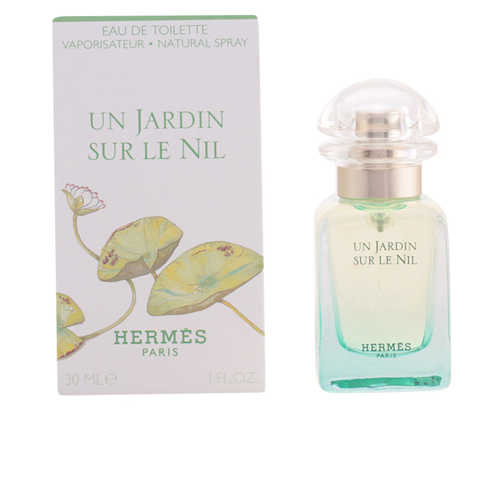 30 ml green-gradient glass bottle of Un Jardin sur le Nil eau de toilette