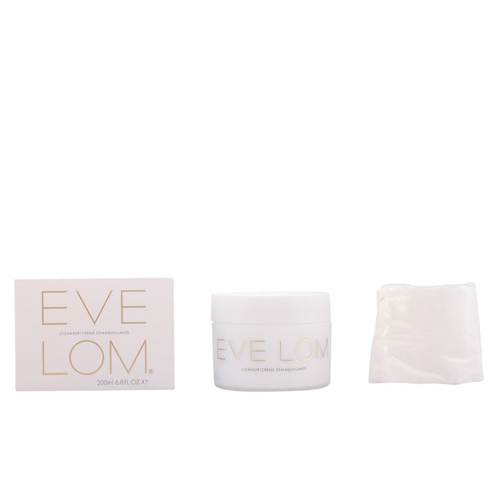 Glass jar of botanical cleansing balm with muslin cloth, 200 ml