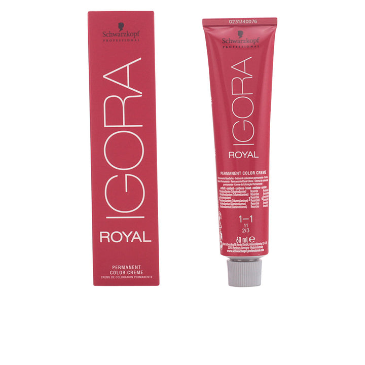 60 ml tube of professional permanent cream hair colour, shade 1-1 Cool Black