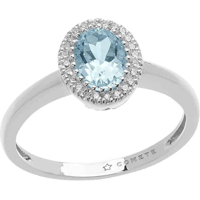 Comete Silver Ring with Diamonds & Gemstones