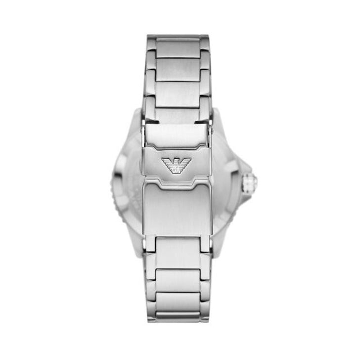 Emporio Armani Silver GMT Watch
