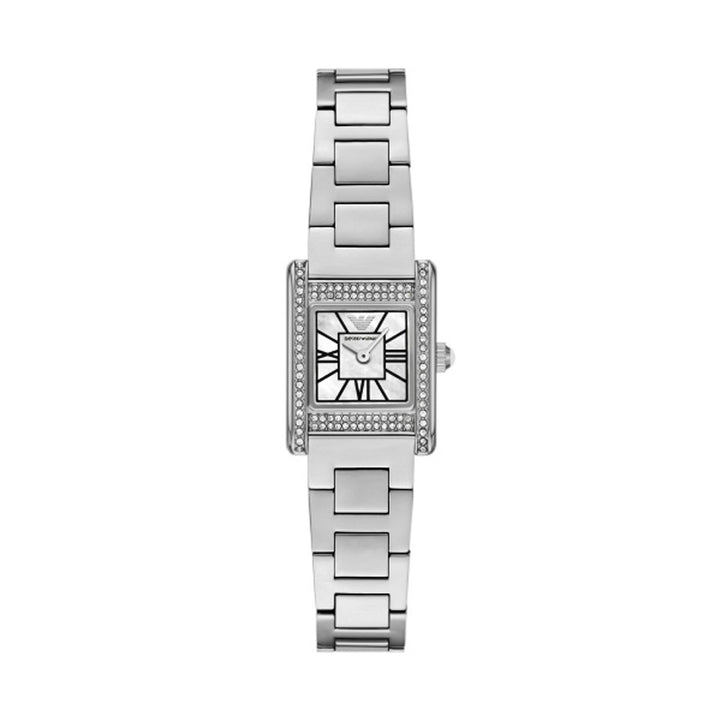 Timeless Silver Elegance with Crystal Accents
