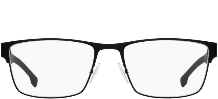 Sleek Black Stainless Steel Frame Eyeglasses