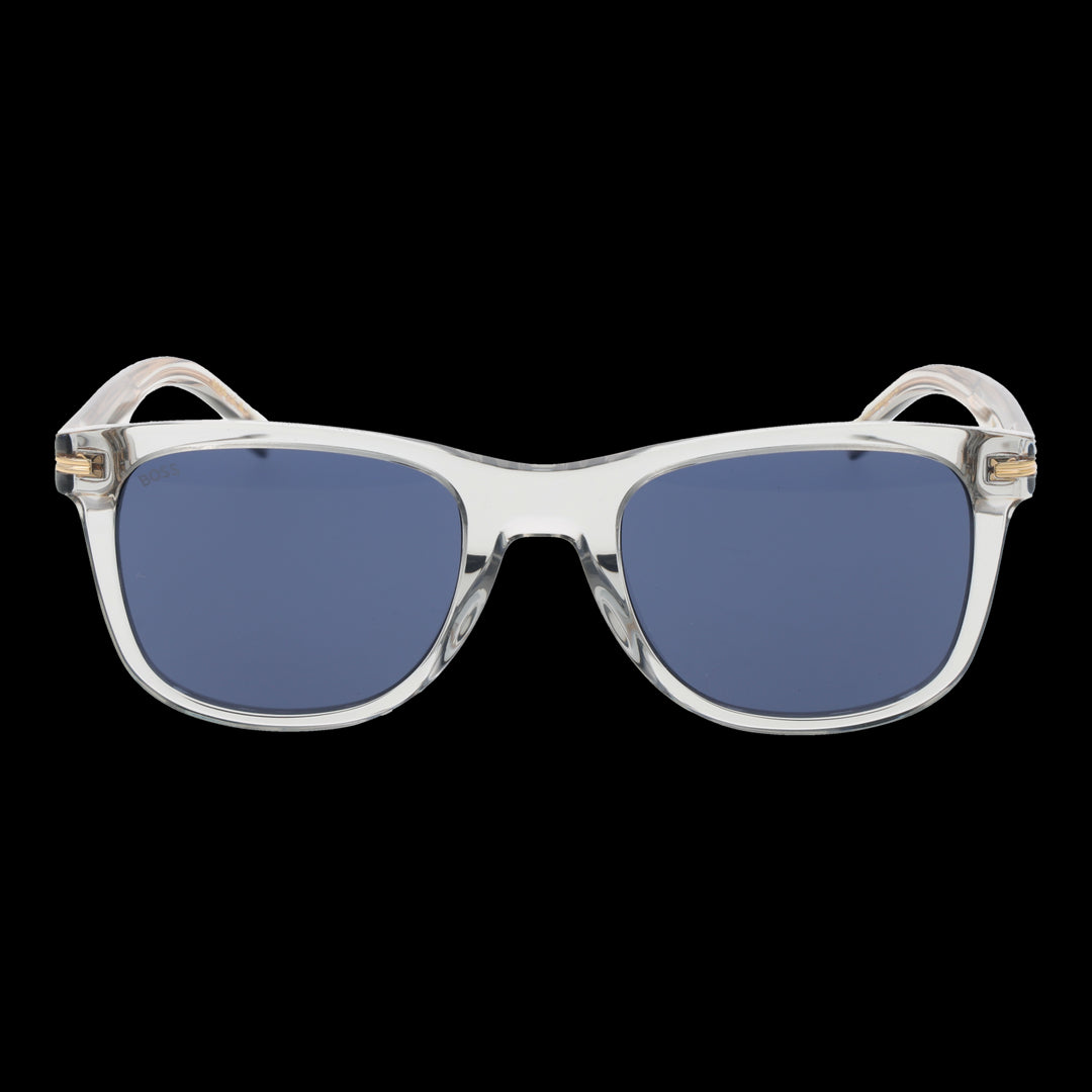 Timeless Elegance in Transparent Gold-Accented Frames