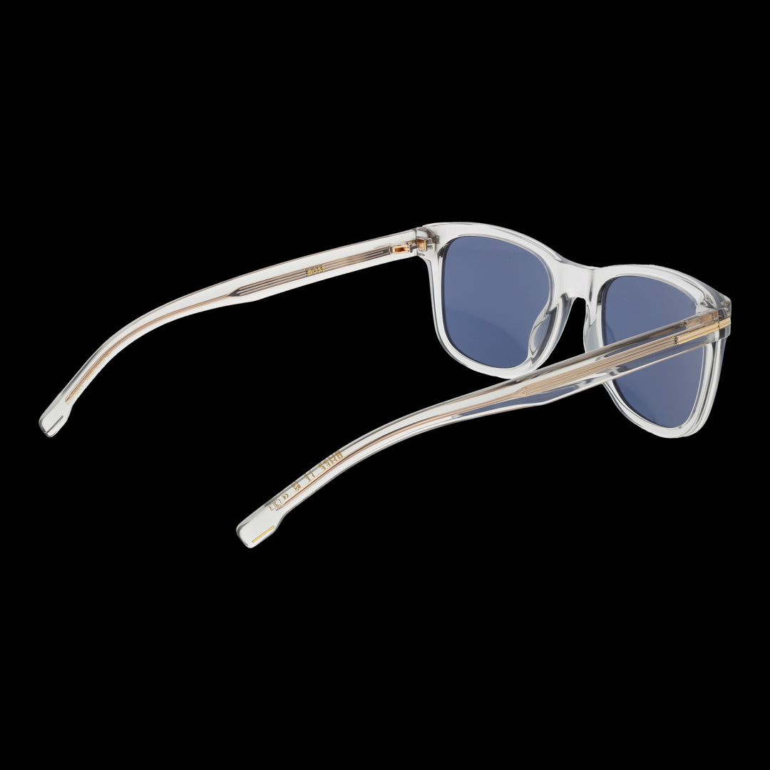 Timeless Elegance in Transparent Gold-Accented Frames