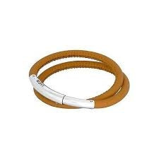 Timeless Brown Leather and Silver Minimalist Bracelet