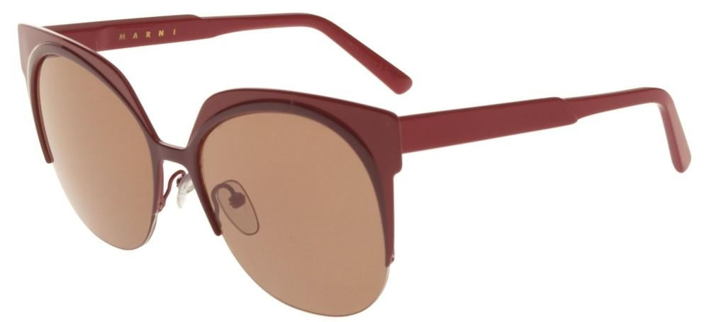 Burgundy Elegance with Brown Lens Harmony