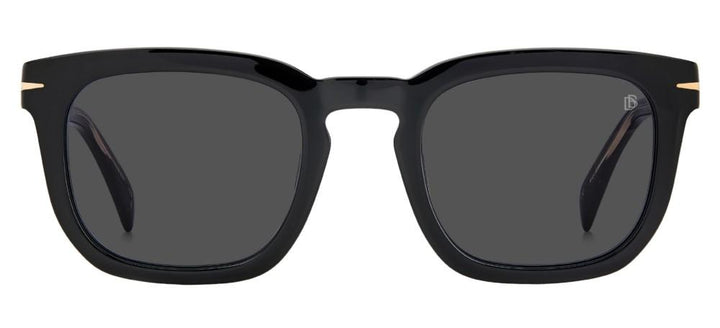 Timeless Black Acetate Sunglasses with Gold Accents
