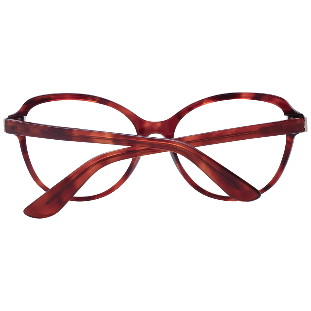 Tortoise brown round eyeglasses for Women with plastic frame and metallic decorative hinge