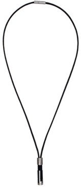 Morellato Black and Silver Pendant Necklace