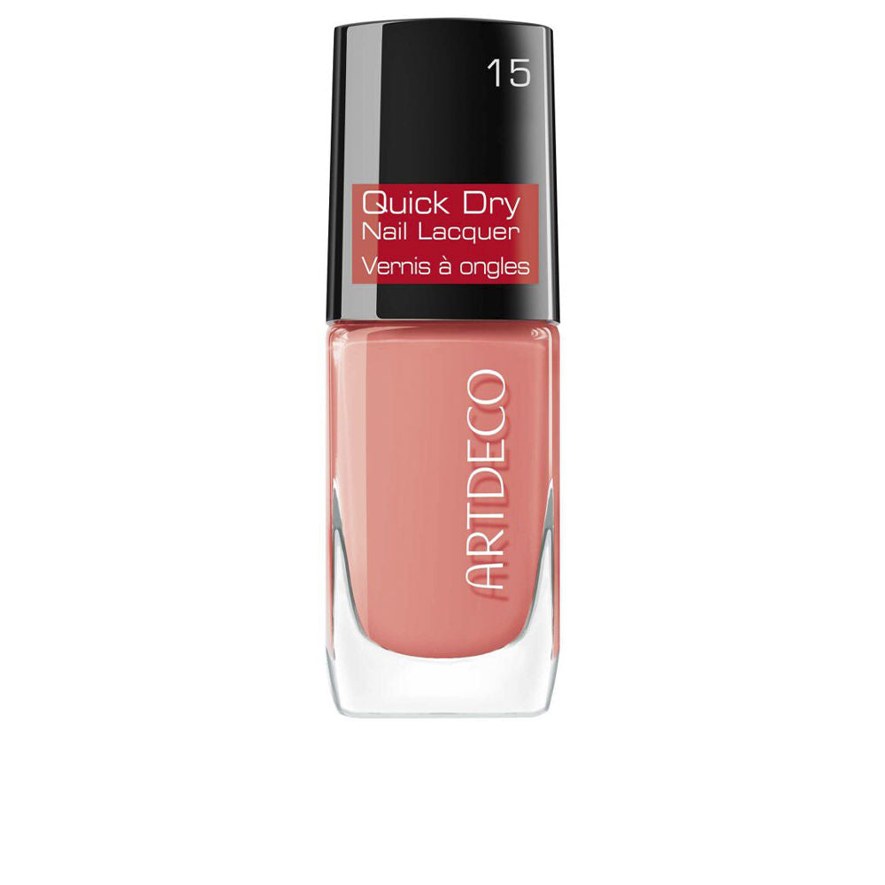10 ml cosy rosy quick‑dry nail lacquer bottle, rosy pink shade