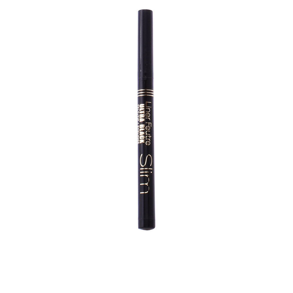 Bourjois Sleek black slim eyeliner pen with ultra-fine rigid tip, pen-like shape for precise lines