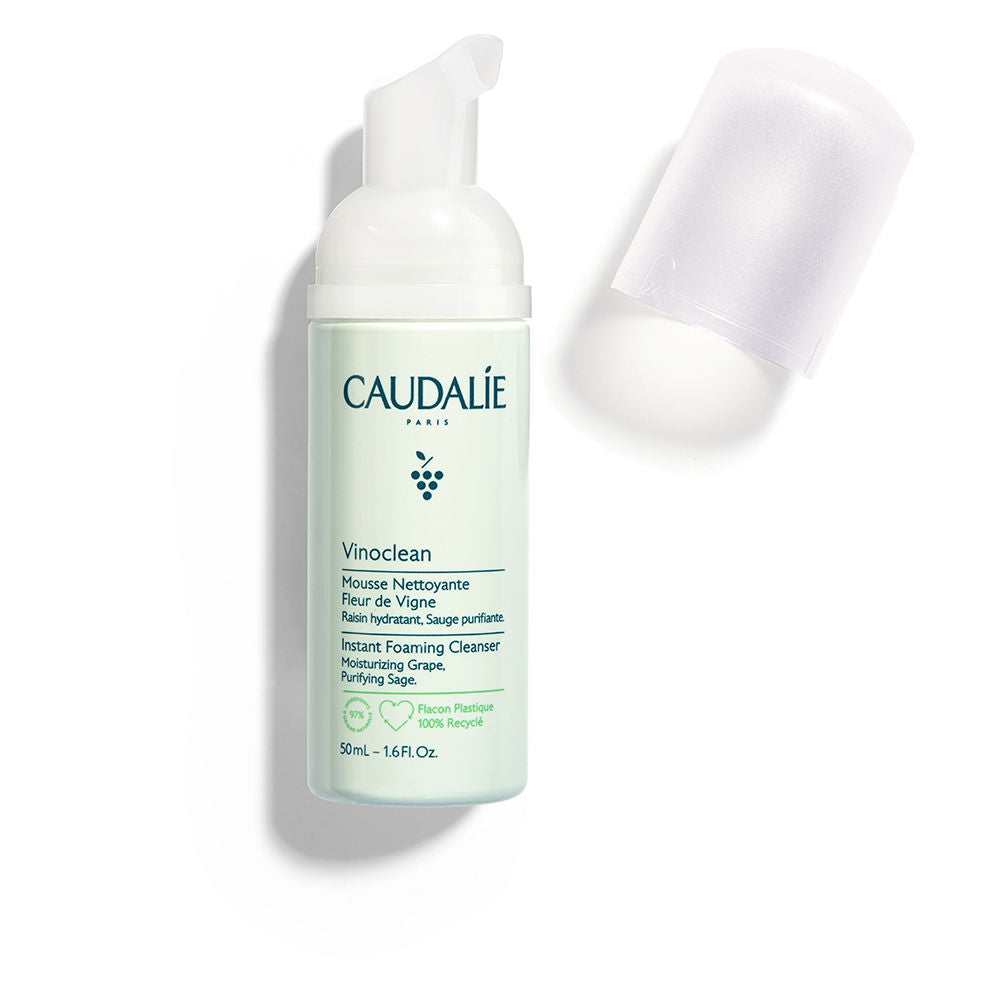 150 ml clear lotion that foams; pump dispenser; chamomile and sage extracts