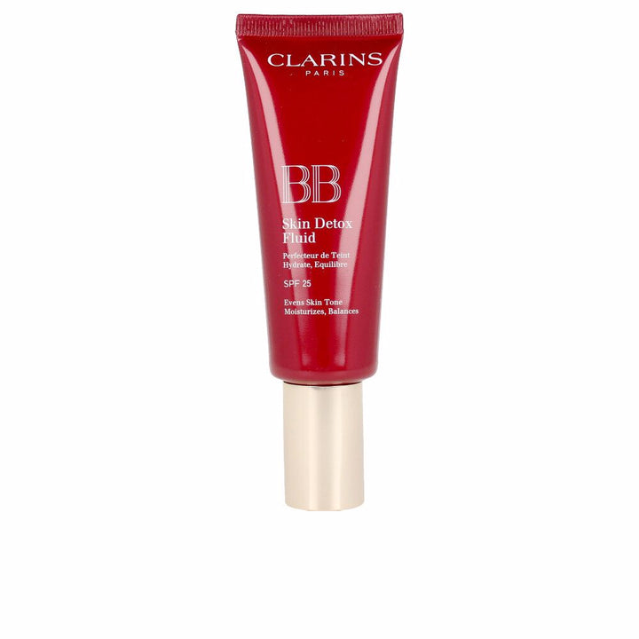 45 ml tinted SPF 25 fluid in shade 03‑Dark, lightweight glossy finish