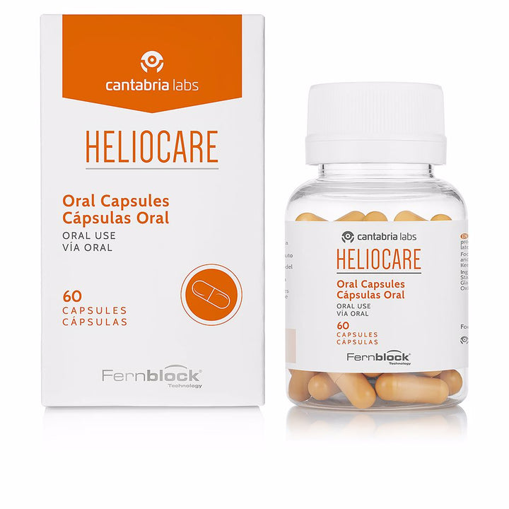 Bottle of 90 oral photoprotection capsules with Fernblock® ingredients listed
