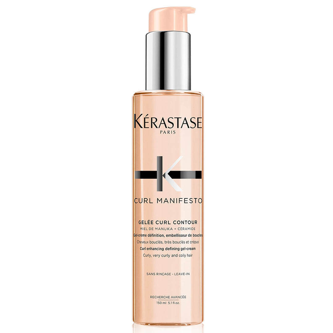 Kérastase Gel‑Crème Curl Contour Hair Care: tubos de gel‑crème para rizos 150 ml, textura crema translúcida