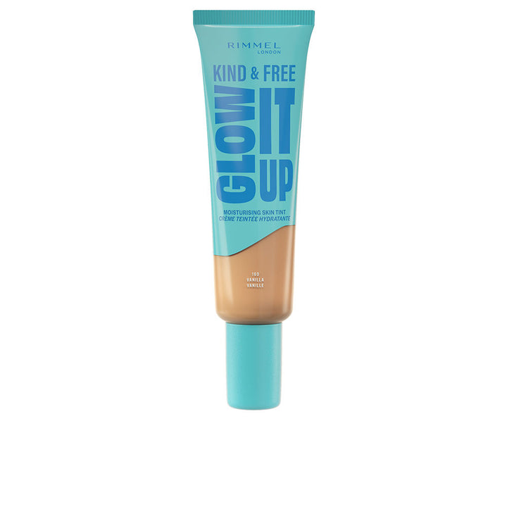 30 ml tube of lightweight hydrating foundation in shade Rose Vanilla, vegan formula