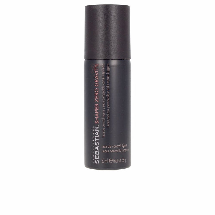 Aerosol lightweight hair spray bottle, 50 ml, light-hold satin finish