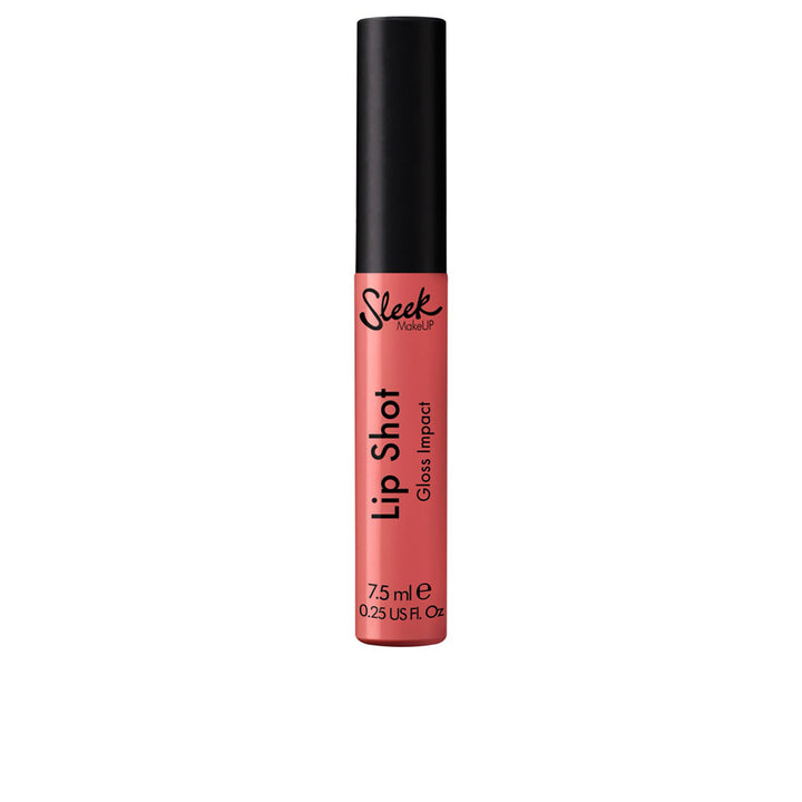 Glossy liquid lip in deep mauve shade with doe-foot applicator, 7.5 ml