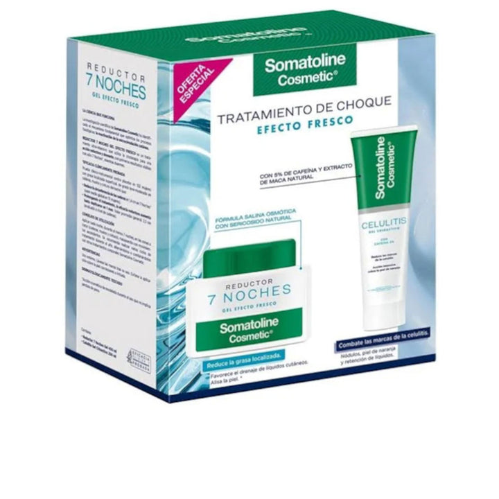 Somatoline overnight slimming gel tube with refreshing sea-inspired formulation