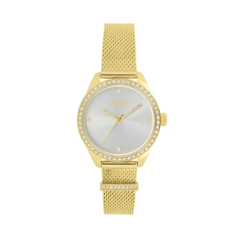 Stroili Gold Mesh Watch: women&